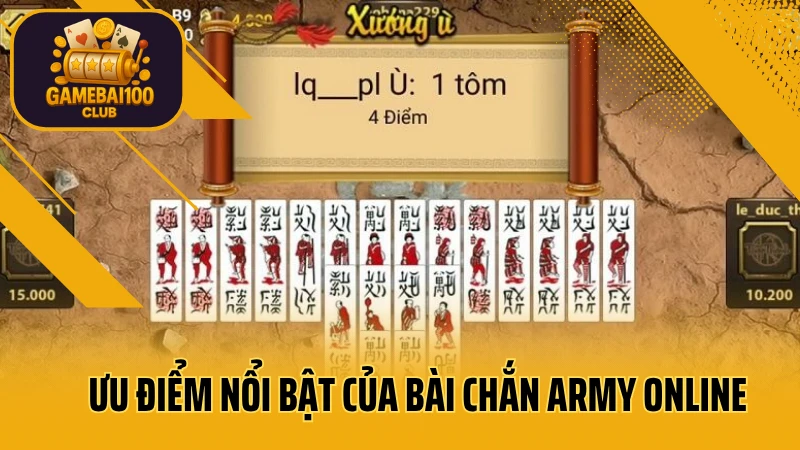 Chắn army: chiến thuật đỉnh cao, thắng lớn ngay! 3 Ưu điểm nổi bật của bài chắn army online