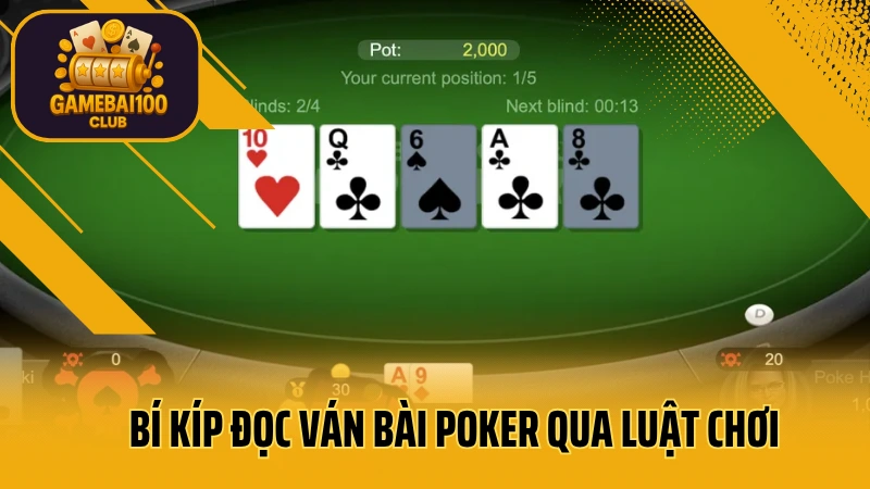 Bí kíp đọc ván bài poker như thánh: thấu hiểu tâm lý đối thủ 2 Bí kíp đọc ván bài poker qua luật chơi