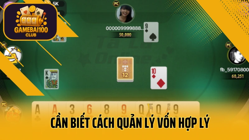 Vượt trội đối thủ: thủ thuật game bài bất bại 4 Cần biết cách quản lý vốn hợp lý