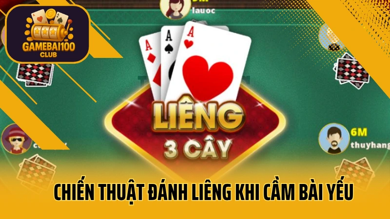 Cầm bài xấu đánh sao? 3 chiến thuật đánh liêng kèo dưới thành kèo trên