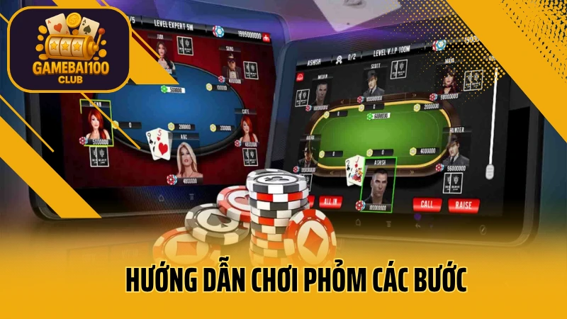 Hướng dẫn chơi phỏm online – cách đánh bài và ăn gà cực nhanh 6 Hướng dẫn chơi phỏm các bước