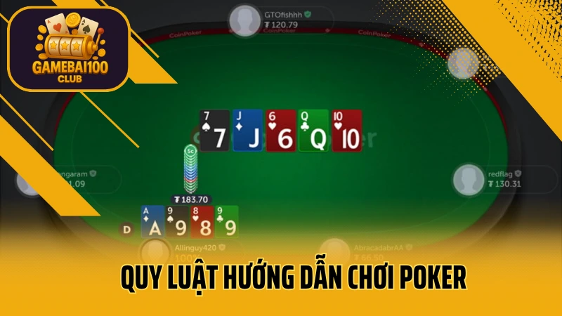 Poker cho người mới – hướng dẫn chơi, tố bài và mẹo giành lợi thế 2 Quy luật hướng dẫn chơi poker