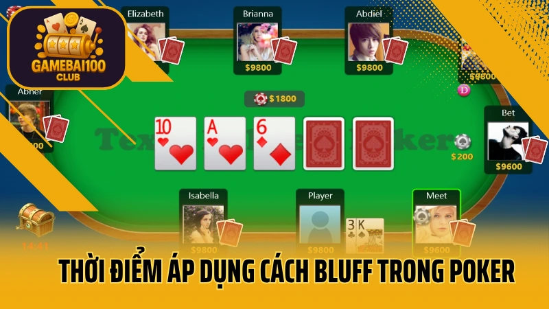 Bluff là gì? Cách bluff poker khiến đối thủ run tay 5 Thời điểm áp dụng cách bluff trong poker để đối thủ bỏ bài